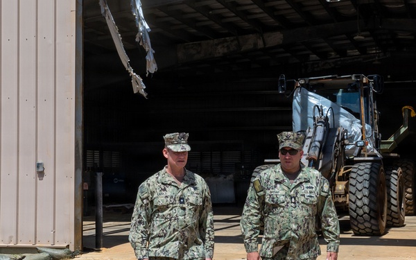 JTF - Micronesia Commander visits Tinian