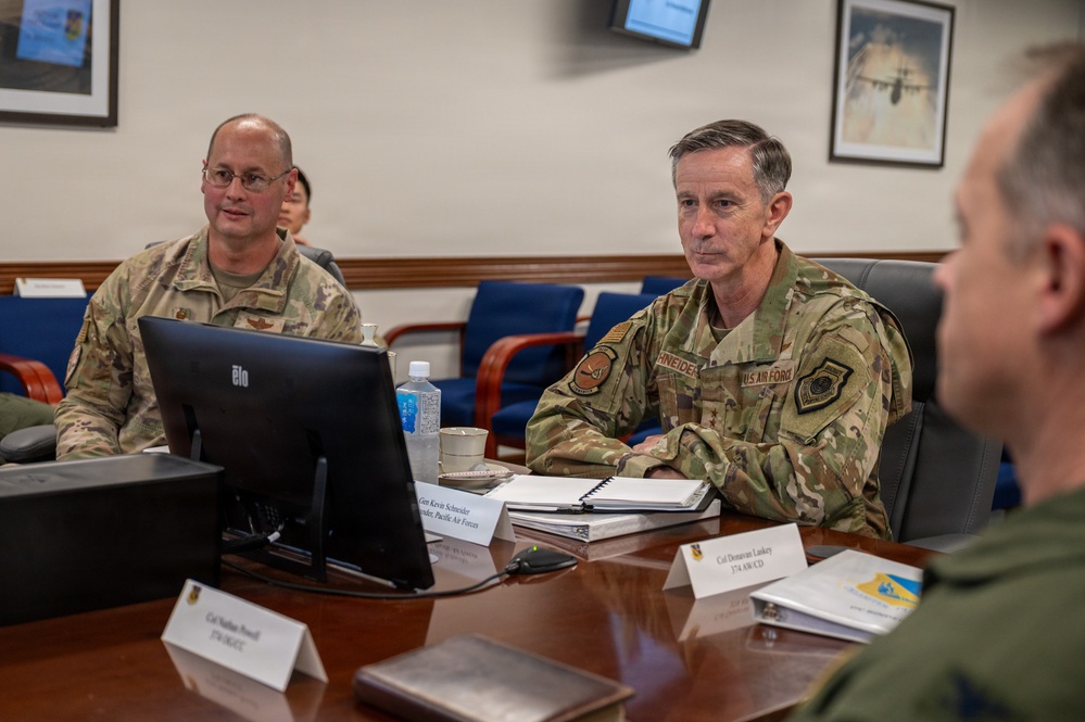 COMPACAF visits Yokota Air Base