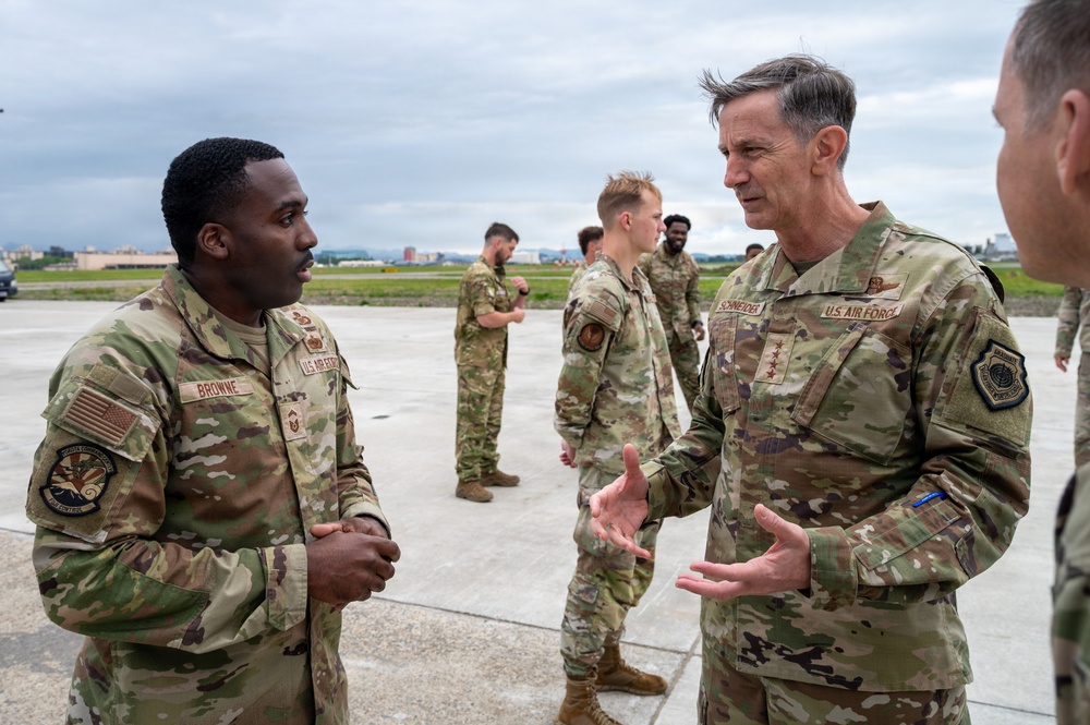 COMPACAF visits Yokota Air Base