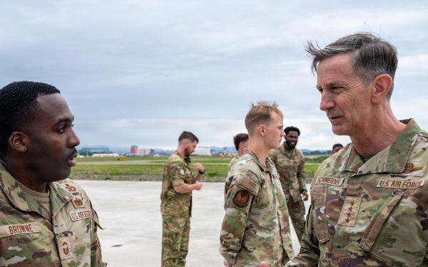 COMPACAF visits Yokota Air Base