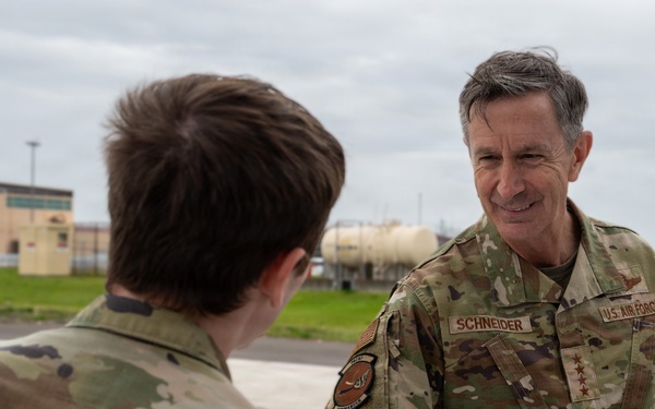 COMPACAF visits Yokota Air Base