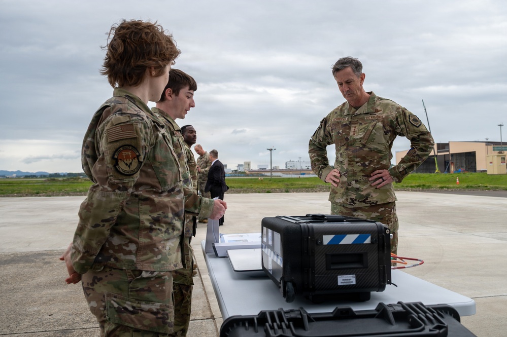 COMPACAF visits Yokota Air Base