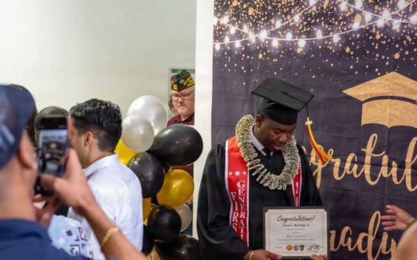 US Army Garrison Rheinland-Pfalz Army Continuing Education Service Graduation Ceremony