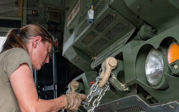Balikatan 2026: U.S. Airmen, Soldiers load HIMARS for airlift