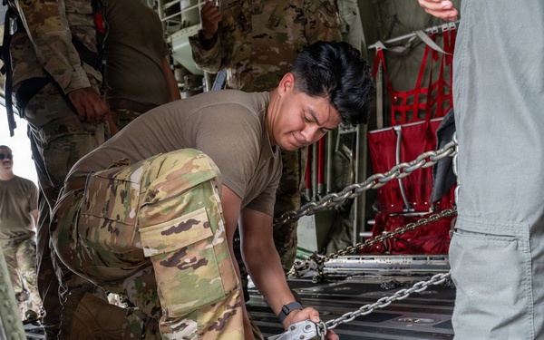 Balikatan 2026: U.S. Airmen, Soldiers load HIMARS for airlift