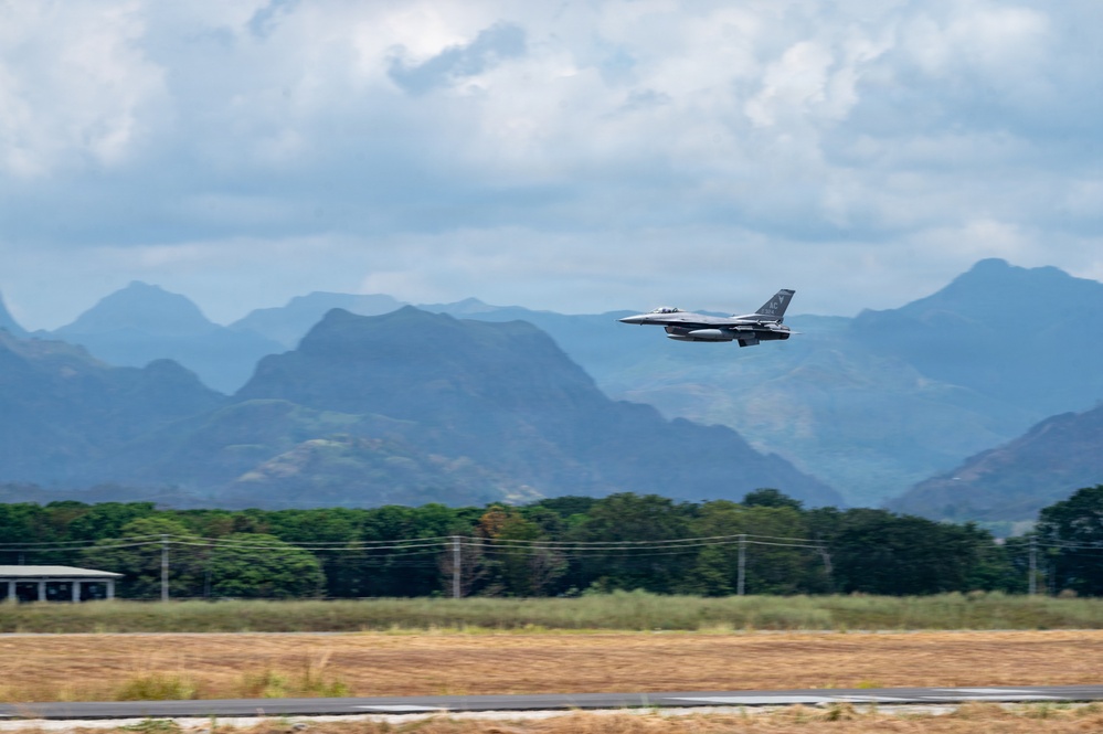 Balikatan 2026: F-16s conduct flight operations at Basa
