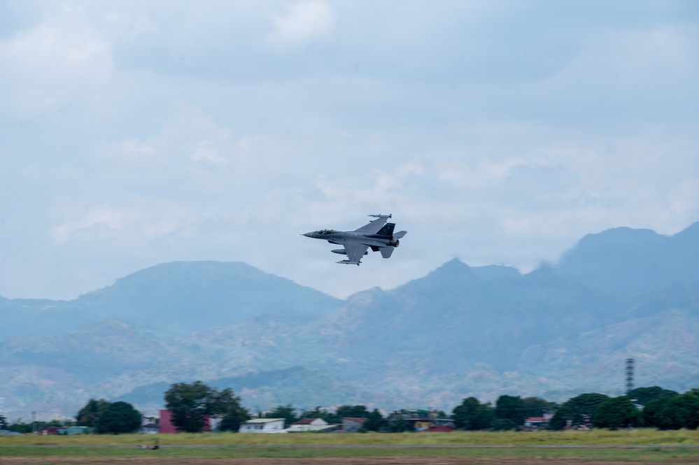 Balikatan 2026: F-16s conduct flight operations at Basa