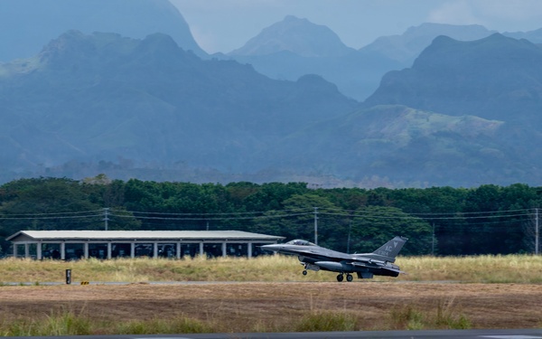 Balikatan 2026: F-16s conduct flight operations at Basa