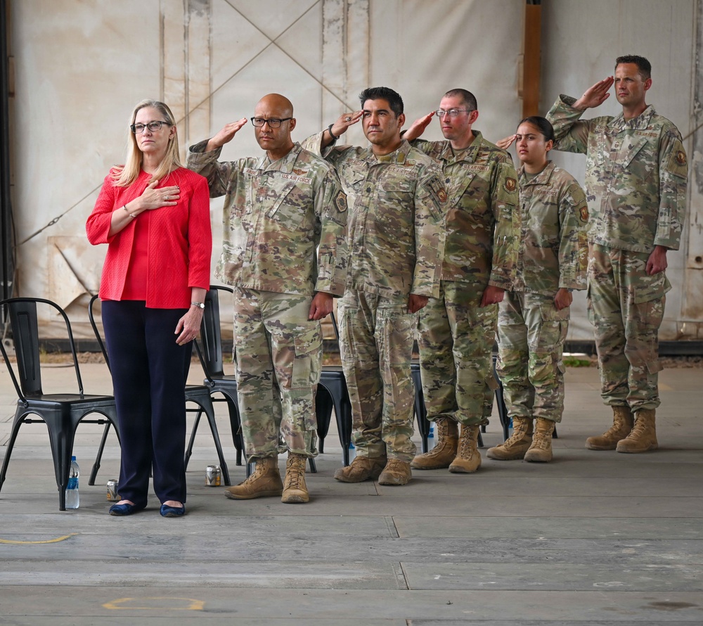 776th Expeditionary Air Base Squadron Change of Command Ceremony