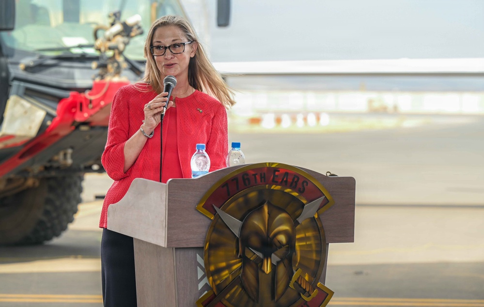 776th Expeditionary Air Base Squadron Change of Command Ceremony