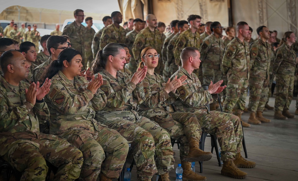 776th Expeditionary Air Base Squadron Change of Command Ceremony