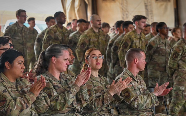 776th Expeditionary Air Base Squadron Change of Command Ceremony