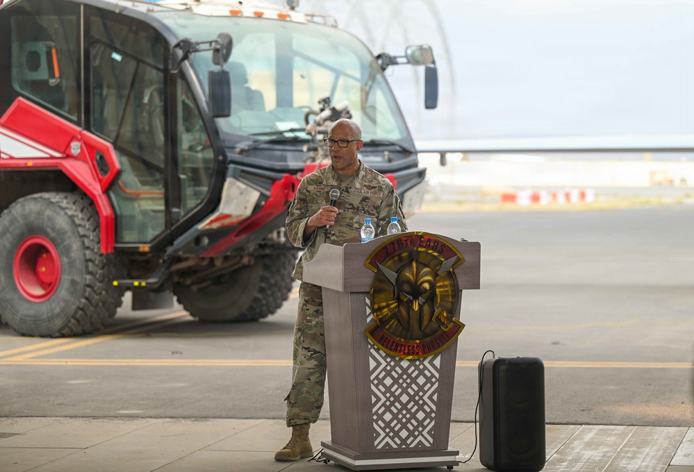 776th Expeditionary Air Base Squadron Change of Command Ceremony