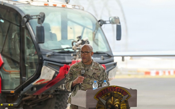 776th Expeditionary Air Base Squadron Change of Command Ceremony