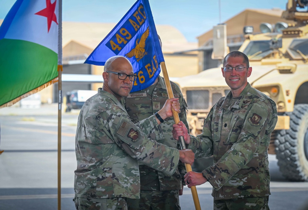 776th Expeditionary Air Base Squadron Change of Command Ceremony