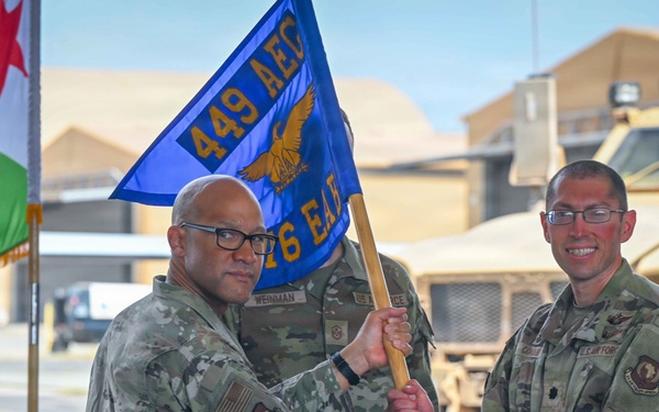 776th Expeditionary Air Base Squadron Change of Command Ceremony