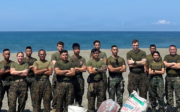 Balikatan 2026: 3rd MLR, Philippine Marines conduct beach clean up