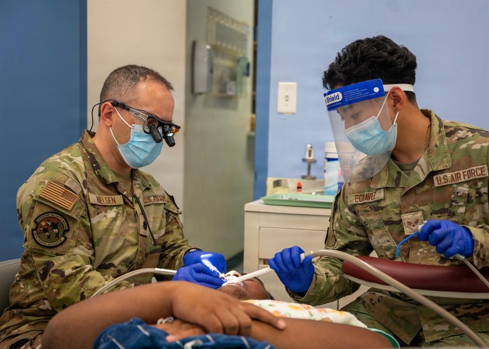U.S. Air Force service members provide medical services during Pac Angel 26-3