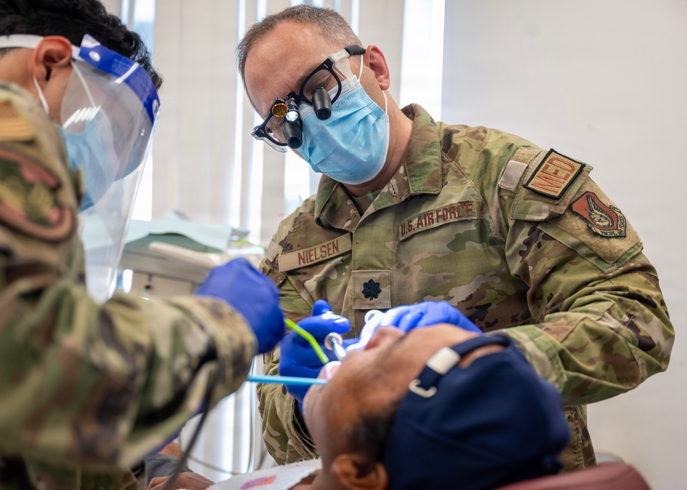 U.S. Air Force service members provide medical services during Pac Angel 26-3