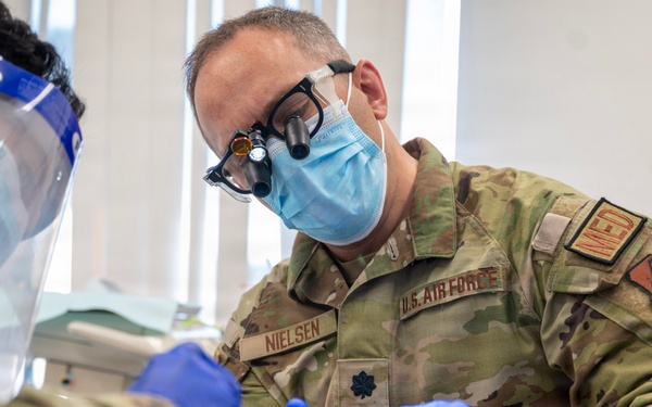 U.S. Air Force service members provide medical services during Pac Angel 26-3