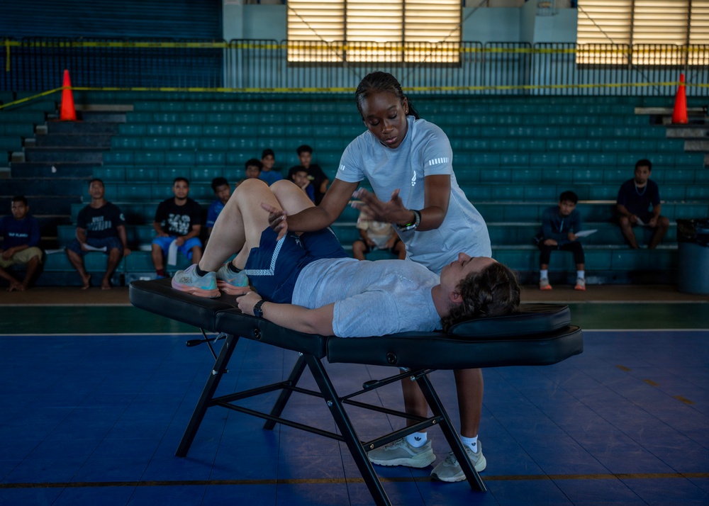 U.S. Air Force service members provide medical services during Pac Angel 26-3