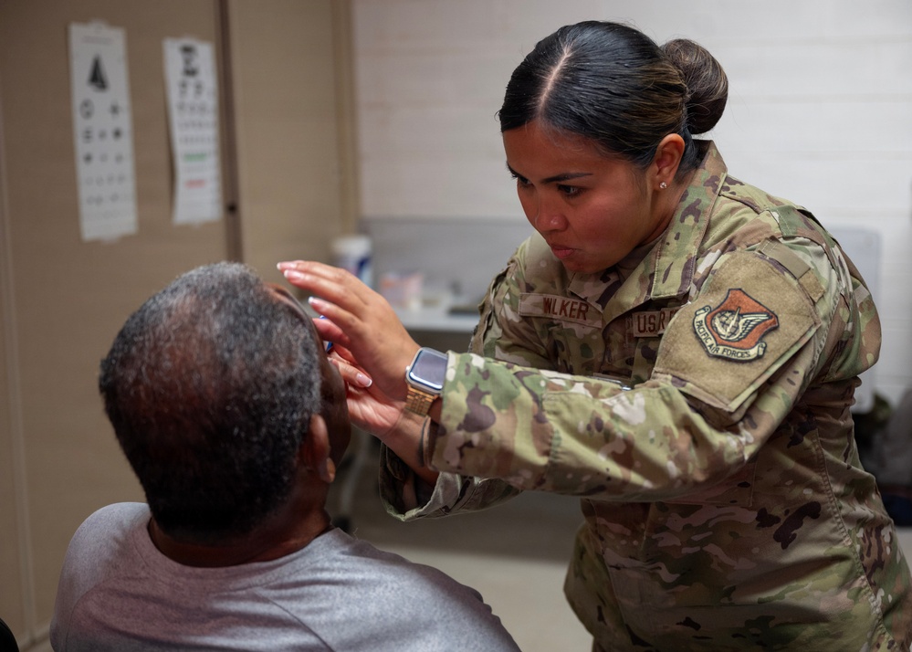 U.S. Air Force service members provide medical services during Pac Angel 26-3