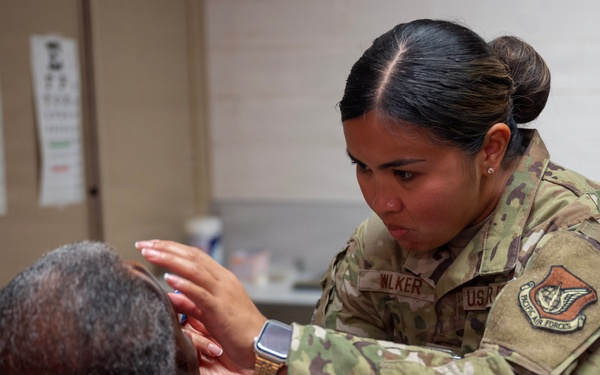 U.S. Air Force service members provide medical services during Pac Angel 26-3