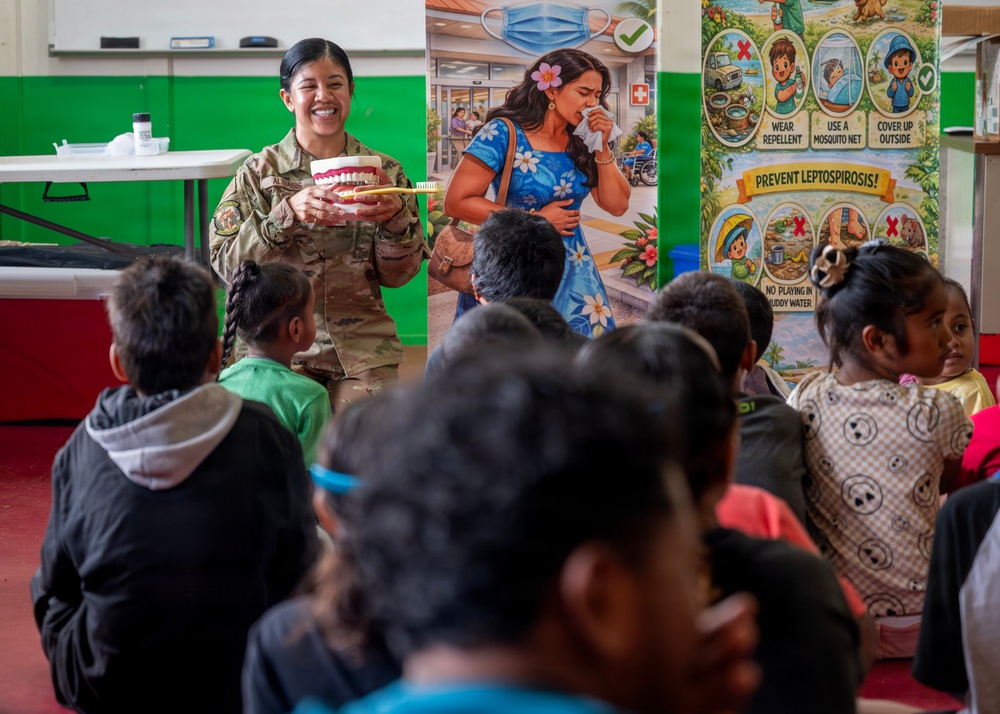 U.S. Air Force service members teach public health during Pac Angel 26-3