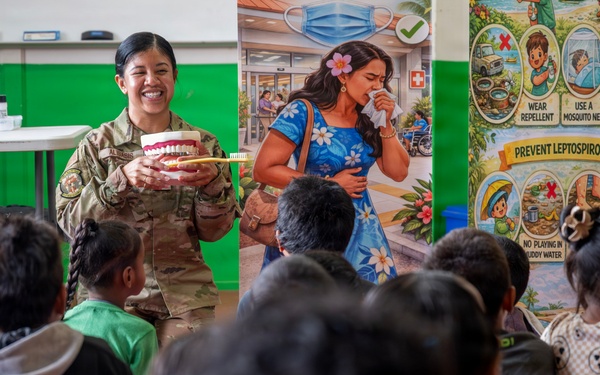 U.S. Air Force service members teach public health during Pac Angel 26-3