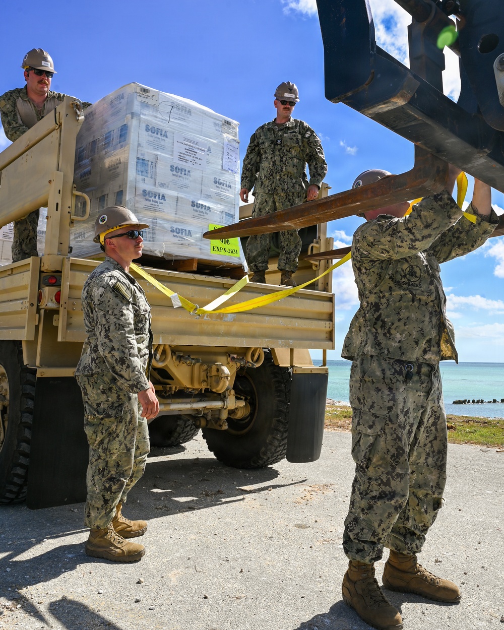 U.S. Soldiers, Sailors support Saipan’s path to recovery