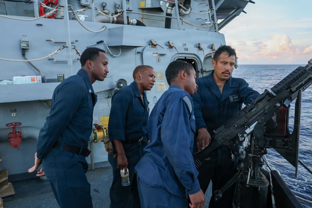 John Finn Conducts A Live-Fire Exercise