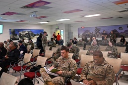 Operations planners prepare for ATC brief at Fort A.P. Hill