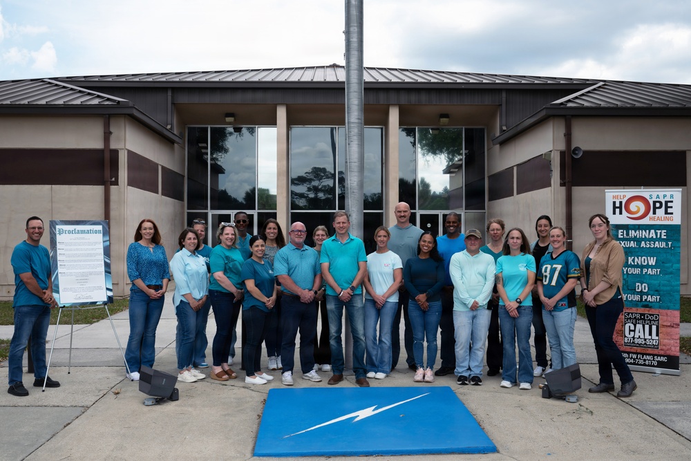 125th Fighter Wing Airmen Observe Denim Day