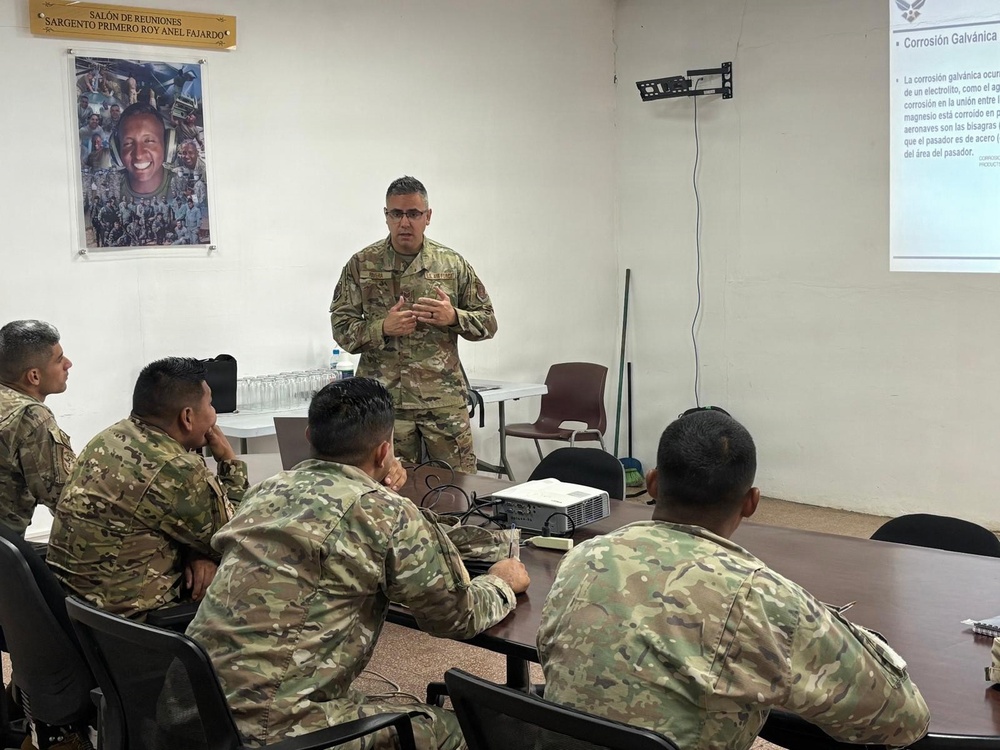 Air Advisors Enhance Panama's Aircraft Maintenance Capabilities