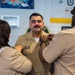 Hospital Corpsman Pinned to Senior Chief Petty Officer by Family and Leadership