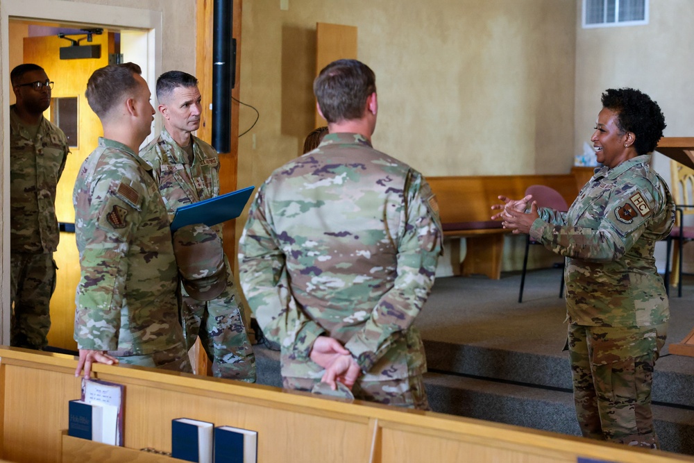 Chief of Chaplains Tours Sheppard AFB