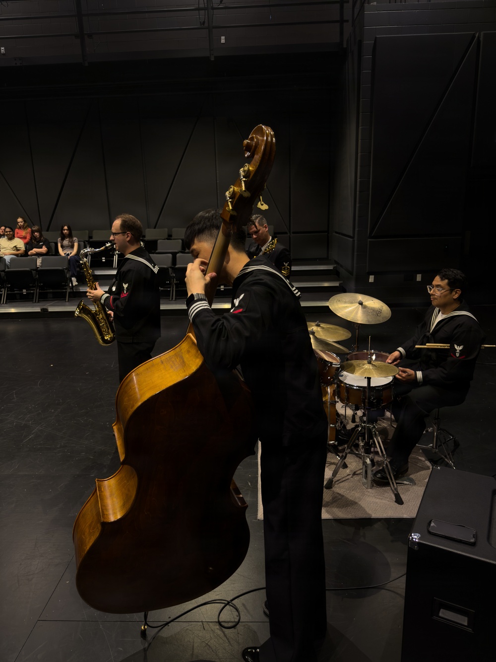 Sun Prairie West High School gets a visit from Navy Band Great Lakes