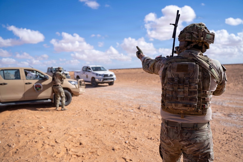Multinational forces conduct vehicle interdiction training during Flintlock 2026
