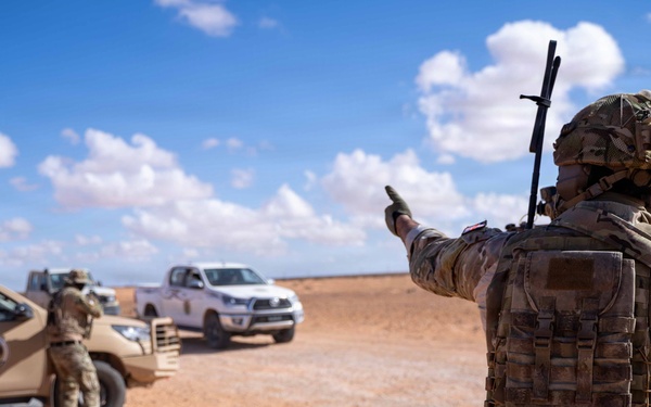 Multinational forces conduct vehicle interdiction training during Flintlock 2026