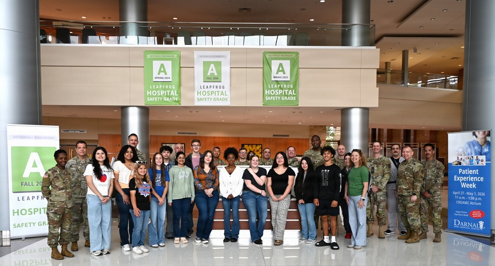 Temple High School Students Tour CRDAMC, Explore Healthcare Careers