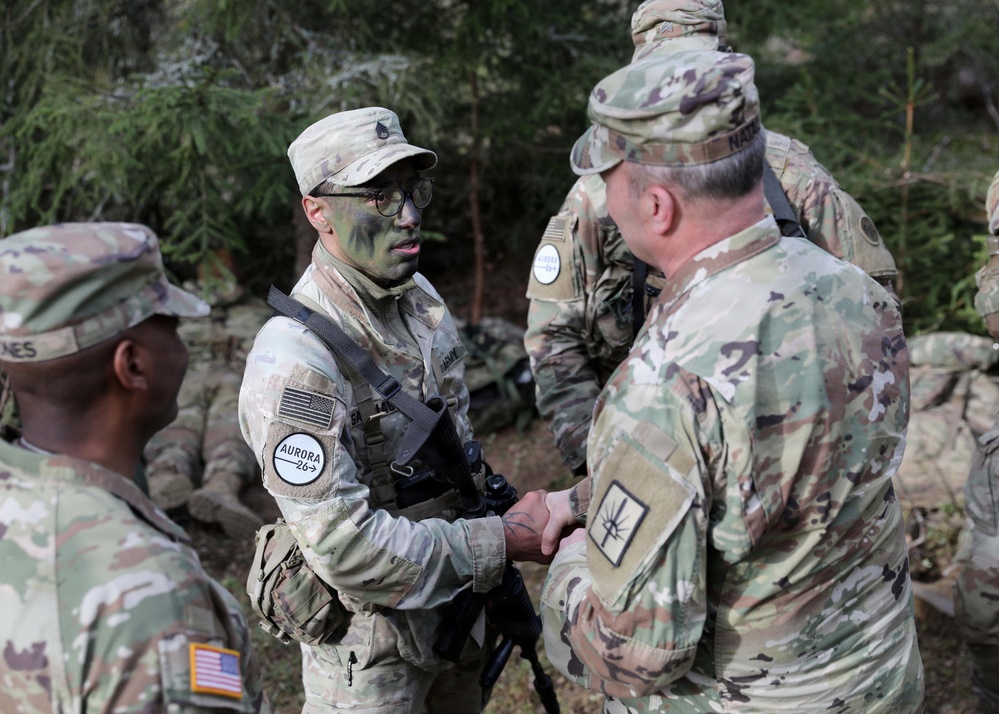 NYNG senior leaders visit 2-101 CAV during overseas exercise in Sweden