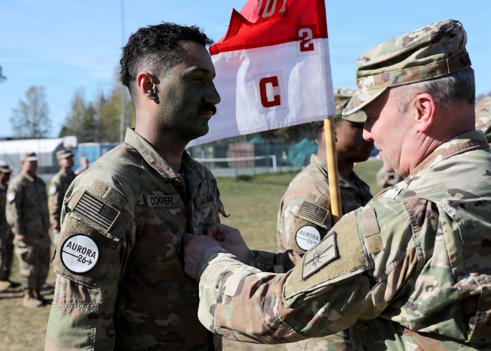 NYNG senior leaders visit 2-101 CAV during overseas exercise in Sweden