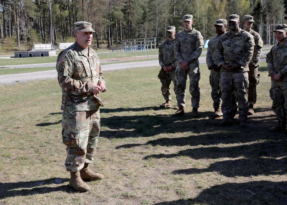 NYNG senior leaders visit 2-101 CAV during overseas exercise in Sweden