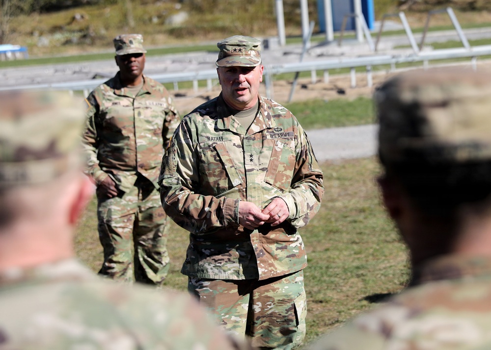 NYNG senior leaders visit 2-101 CAV during overseas exercise in Sweden