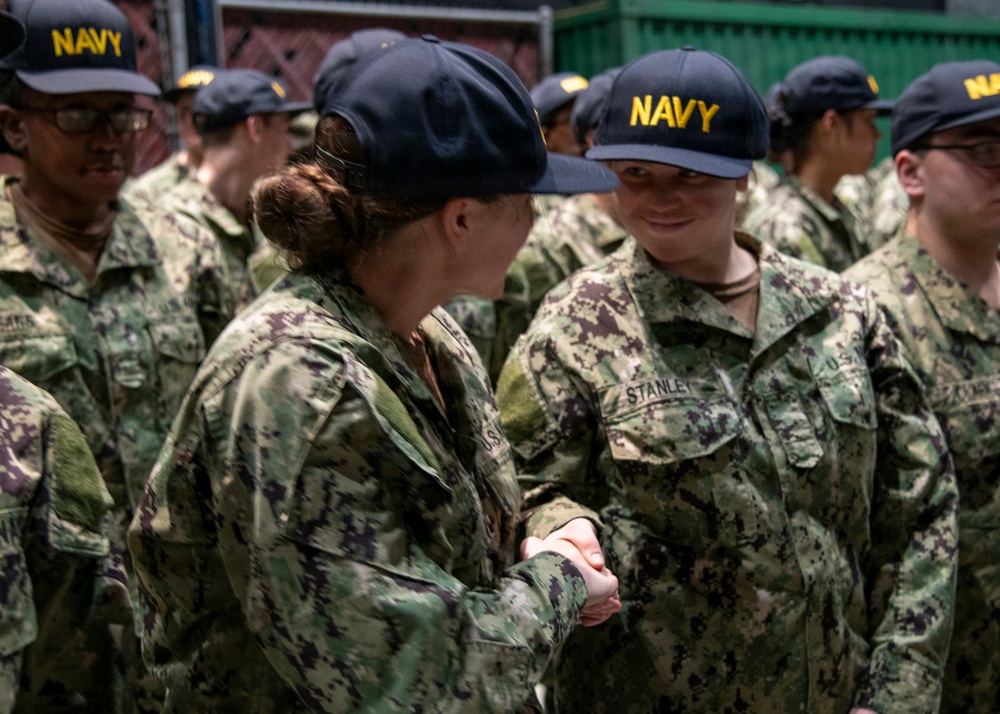 Recruit Training Command Capping Ceremony