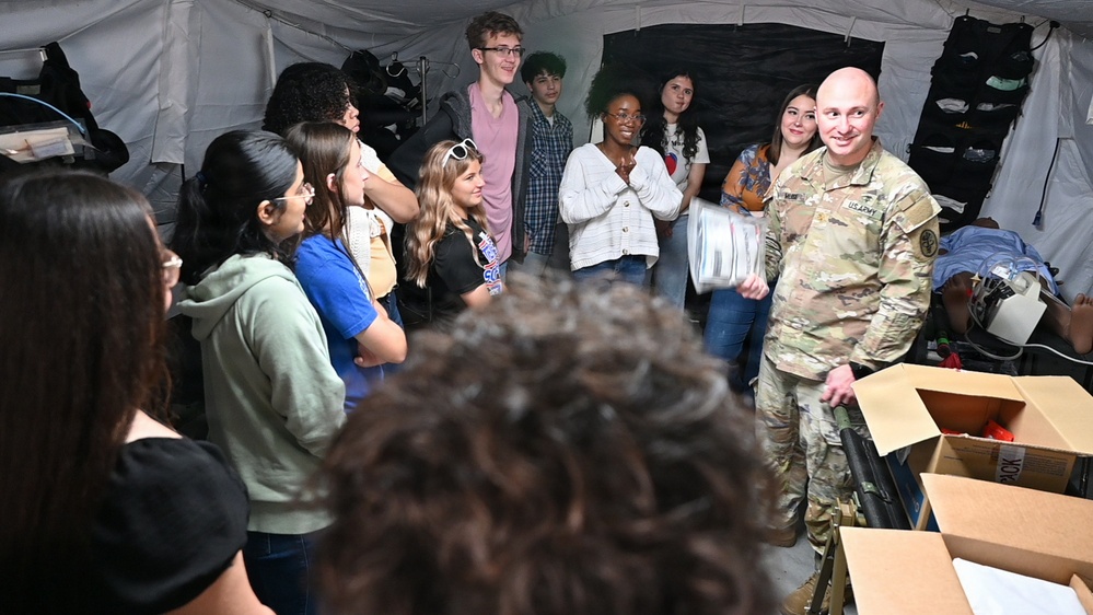 Temple High School Students Tour CRDAMC, Explore Healthcare Careers