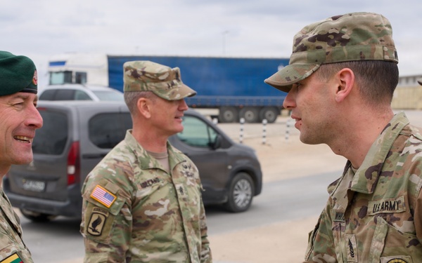 EUCOM senior enlisted leader visits U.S. rotational forces in Lithuania