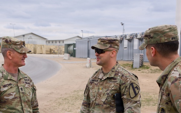 EUCOM senior enlisted leader visits U.S. rotational forces in Lithuania