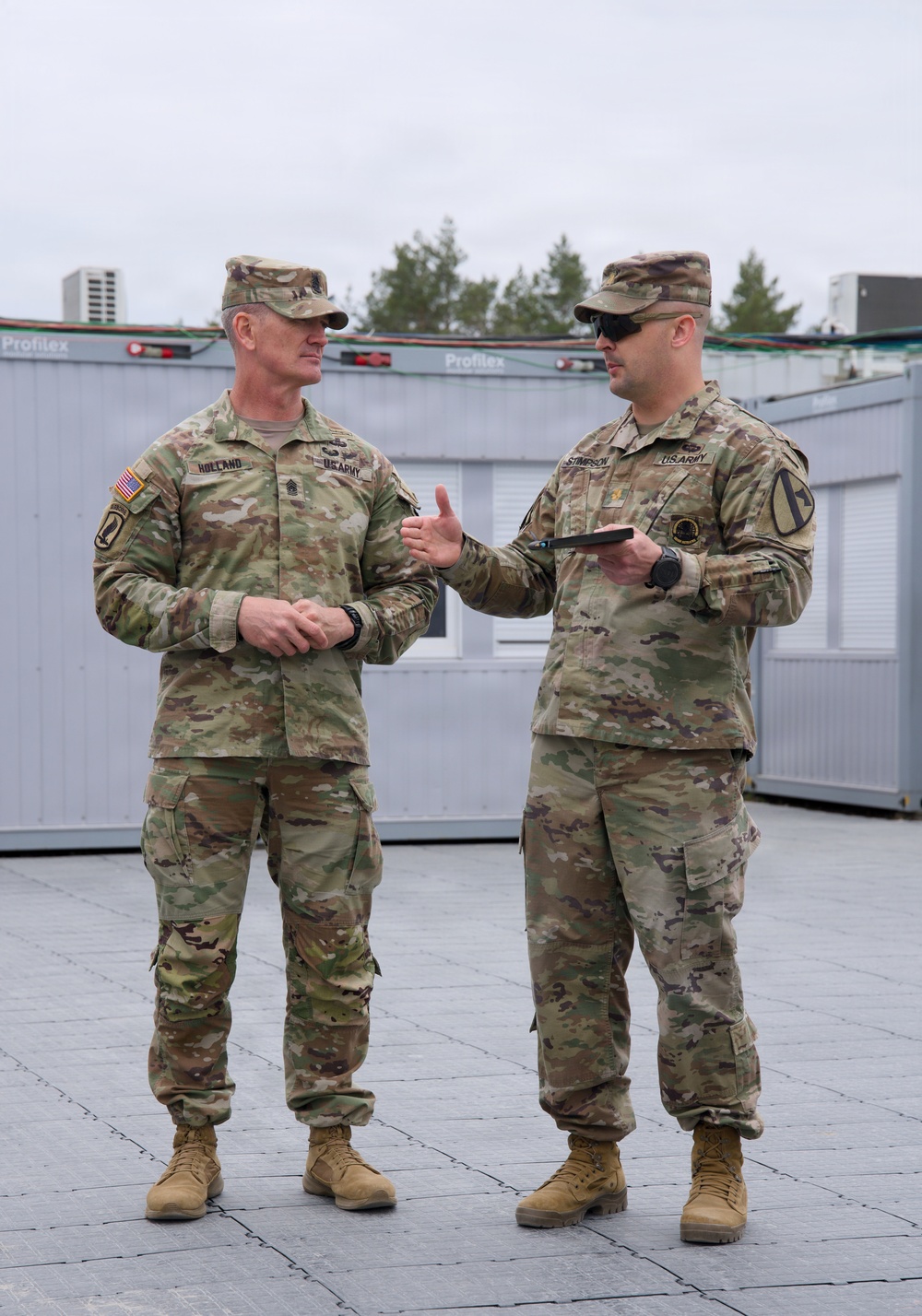EUCOM senior enlisted leader visits U.S. rotational forces in Lithuania