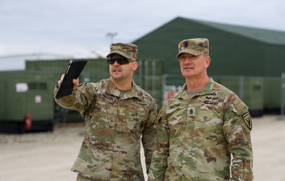 EUCOM senior enlisted leader visits U.S. rotational forces in Lithuania